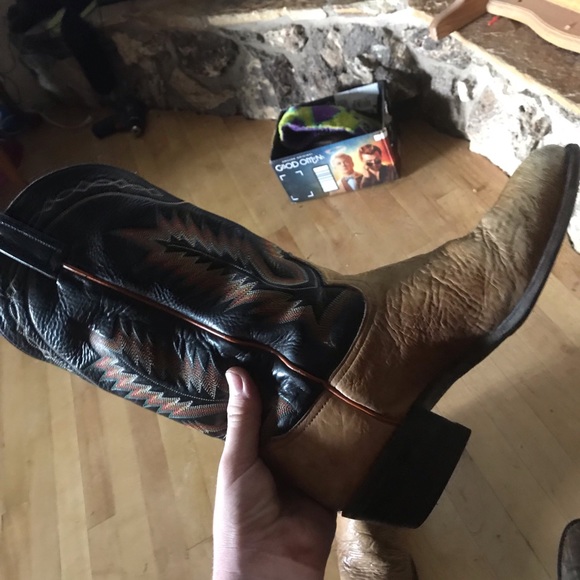 Vintage tony lama cowboy boots sz9D - Picture 3 of 7